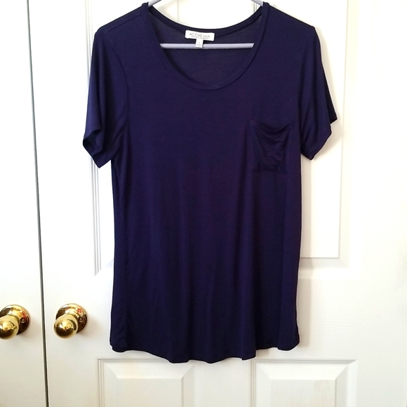 🌴Navy Blue Tee Top - Picture 8 of 8